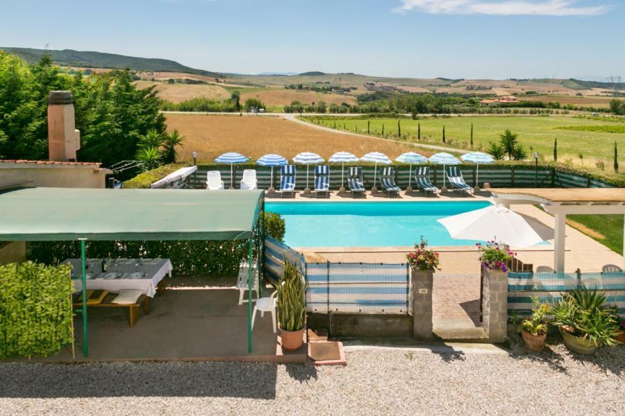 Agriturismo Case Nuove Castellina Marittima Exteriör bild